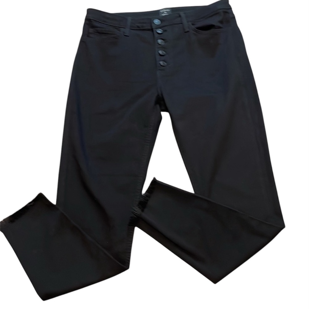 Just Black Denim Black Button Fly Jeans Sz 31 Like new!